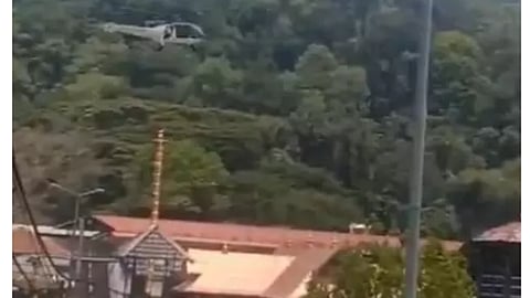 ADGP submits preliminary probe report on ICG helicopter flying low near Sabarimala temple