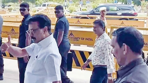CM Stalin arriving at Madurai airport on Saturday