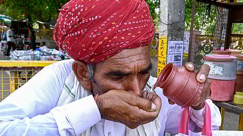 The city records temperatures hovering around the mid-40 degrees Celsius