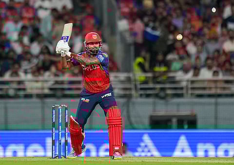 Mullanpur: Punjab Kings' captain Shreyas Iyer, plays a shot during the Indian Premier League (IPL) 2026 T20 cricket match between Punjab Kings and Rajasthan Royals, in Mullanpur, Tuesday, April 28, 2026. (PTI Photo/Shiva Sharma)