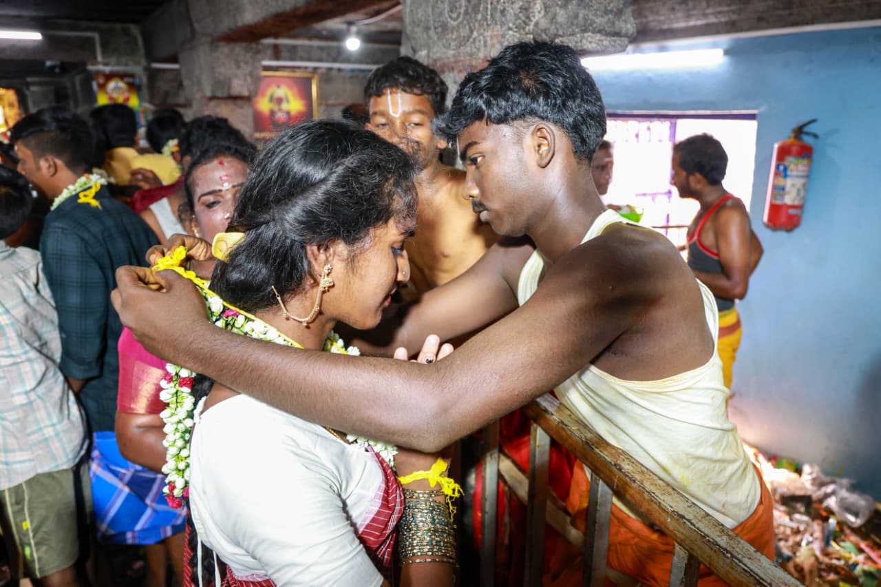 Marriage in Koovagam festival