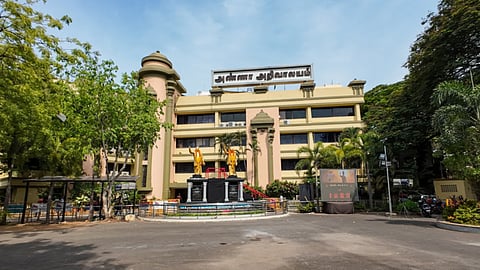 DMK headquarters Anna Arivalayam 