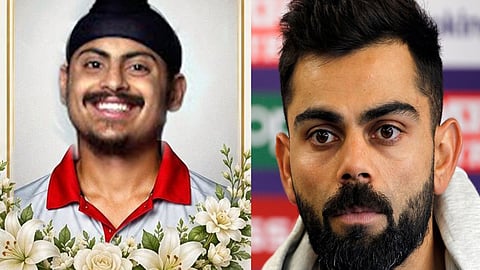 Virat Kohli paid tributes to former India Under-19 and Punjab pacer Amanpreet Singh Gill