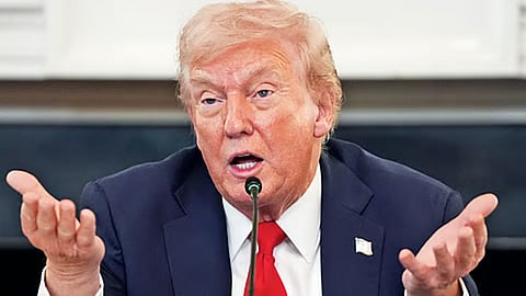 US President Donald Trump