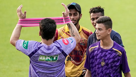 Net bowlers - Kolkata Knight Riders  
