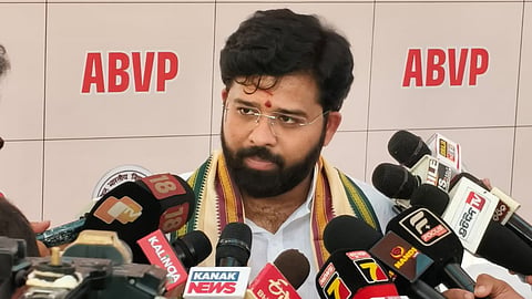 ABVP general secretary Virendra Singh Solanki 