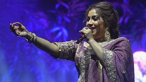 Playback singer Shreya Ghoshal