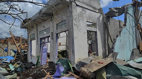 building gets destroyed