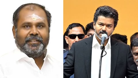 (L) RB Udhayakumar, (R) Vijay