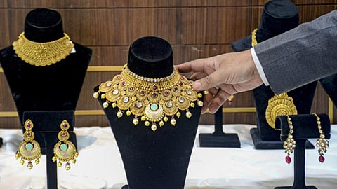 Image of gold jewellery used for representative purpose