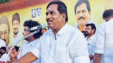 DMK leader P Moorthy 