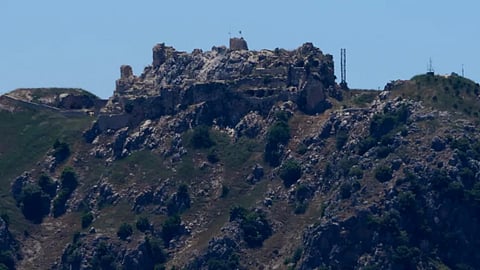 A view of Beaufort Castle, southeast Lebanon