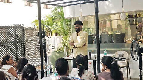 Anish Nair discusses coffee, culture and craftsmanship during the session