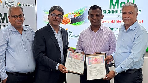Coromandel International Limited and  Samunnati sign MoU