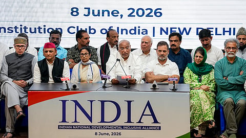 Lok Sabha LoP Rahul Gandhi, Congress President Mallikarjun Kharge, Samajwadi Party MP 