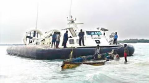 Drone boat used in US rescue