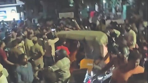 Residents in Ambattur and Mangadu staging a road blockade