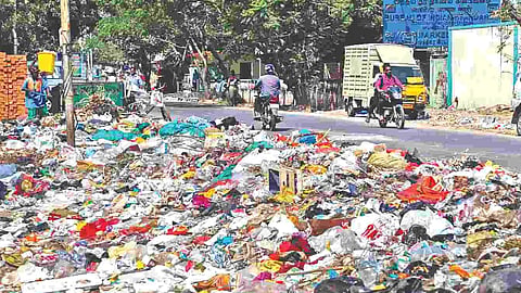 Plastic waste 