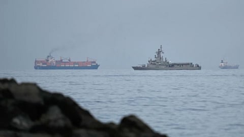 The US Navy said it has downed multiple one-way attack drones launched by Iran to target commercial ships