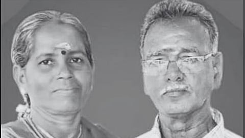 Kamaraj and his wife Valli
