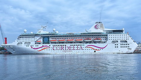  Empress, operated by Cordelia Cruises, docks at Chennai Port on Saturday