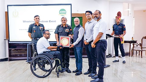 IIT Madras hands over 25  indigenously developed wheelchairs to the Army Hospital