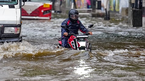Heavy rain in Mumbai led waterlogging in low‑lying area