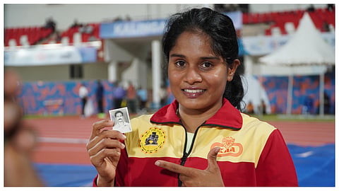 Karnataka's Sindhushree G rewrote the record books, clearing a lifetime best of 4.25m to set a new women's pole vault national record at the ongoing Interstate Athletics Championships 2026