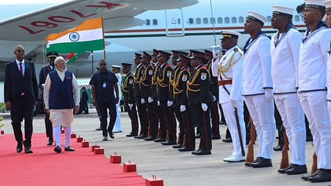 PM Modi arrives in Seychelles