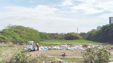 Garbage Korattur lake