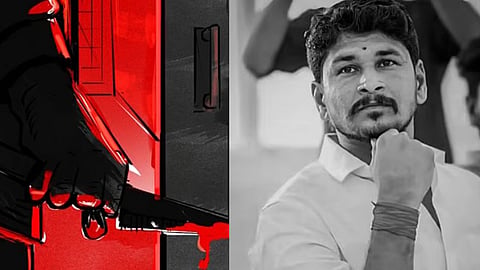 Kalanidhi sustained multiple cut injuries and died on the spot