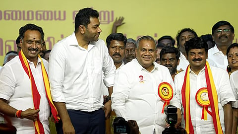 Former AIADMK ministers Dr C Vijayabaskar, MR Vijayabhaskar join TVK 