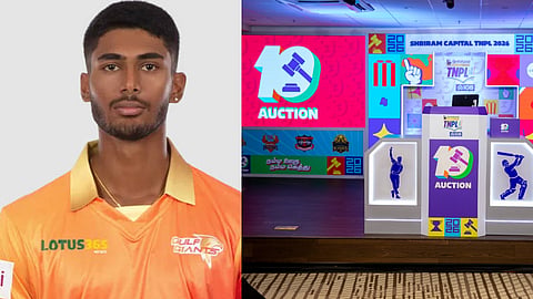 Cricketer Ashwanth Valthapa becomes costliest player so far in the ongoing TNPL 2026 auction. 