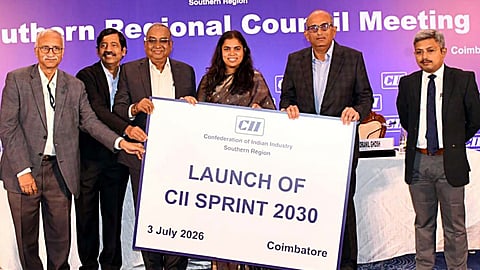 Minister for Industries S Keerthana launched the CII Sprint 2030 programme to accelerate the growth of MSMEs in Coimbatore on Friday