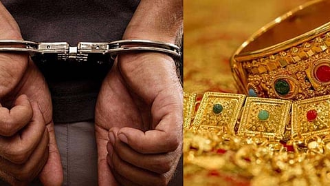 Representative image for gold robbery and arrest