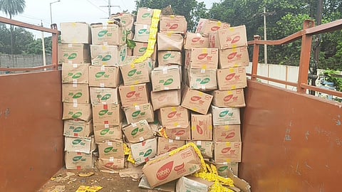 2 tonnes of expired noodles seized by the police in Gummidipoondi