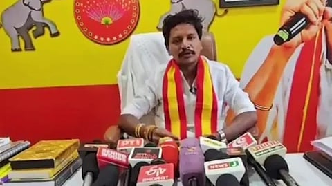 TVK MLA G Saravanan
