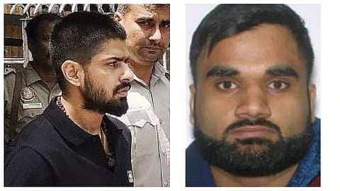 Lawrence Bishnoi (L) and Goldy Brar