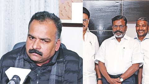 (L -R) B Manickam Tagore and Thirumavalavan
