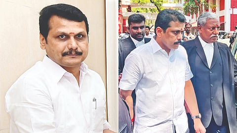 (L) V Senthilbalaji, (R) RV Ashok Kumar