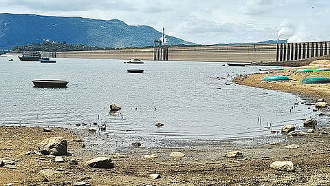 The reservoir is currently receiving an inflow of just 125 cusecs