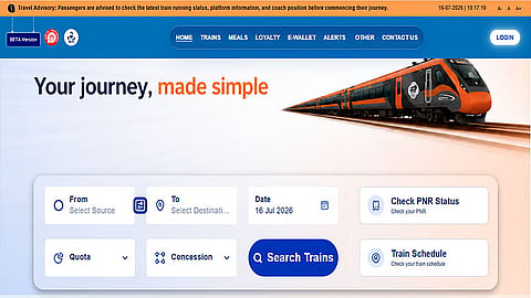 IRCTC unveils new beta website after MNIT Jaipur students' suggestions promising faster bookings
