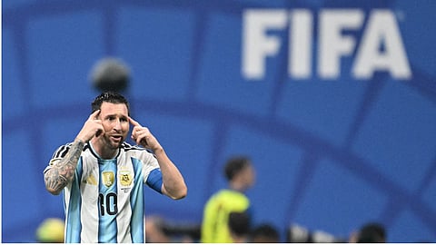 Argentina captain Lionel Messi