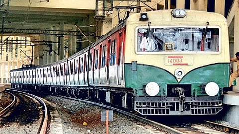 File pic of a Chennai EMU train