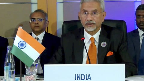 Union External Affairs Minister S Jaishankar speaks during the 'ASEAN Post-Ministerial Conference with India 2026', in Manila, Philippines.