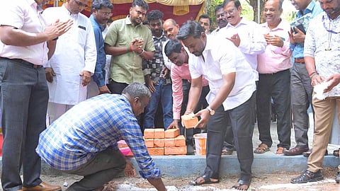 School Education Minister lays foundation for the project at Egmore Girls Higher Secondary School on Wednesday