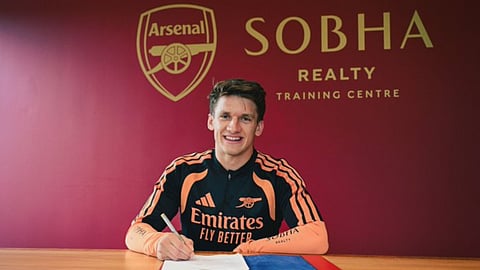Arsenal new signing Christos Tzolis 
