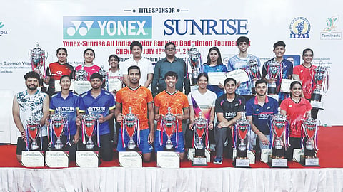 All winners of the All India senior ranking badminton tournament