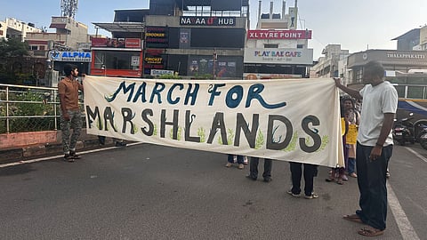 30 youth organisations across Chennai participate in the 'March for Marshlands' on Saturday (July 25).