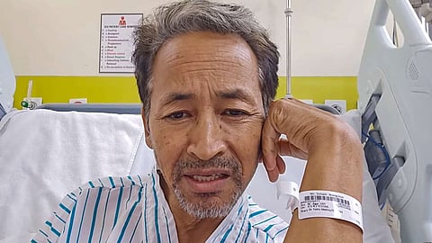 Activist Sonam Wangchuk releases a video message, clarifying doubts over the agreement reached with the government and the decision to end his 26-day fast on the night of July 23, in Gurugram
